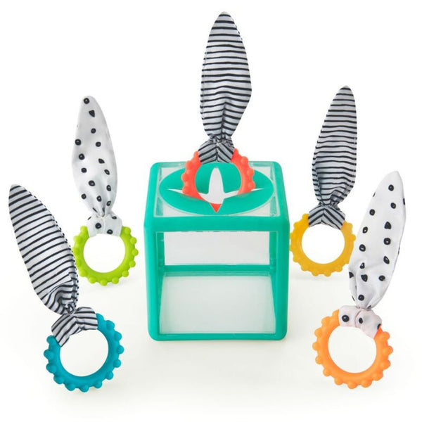 Sassy Baby Rainbow Ring Drop | Stacking & Sensory Development Toy | KidzInc Australia 5