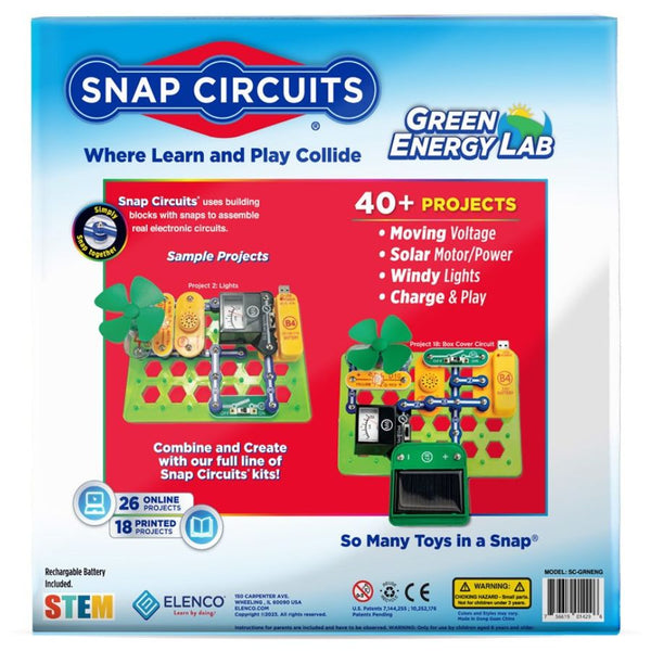 Elenco Snap Circuits Green Energy Lab STEM Kit | KidzInc Australia 4