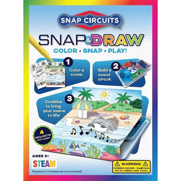 Snap Circuits - Snap & Draw | STEAM Art & Electricity Kit | KidzInc Australia