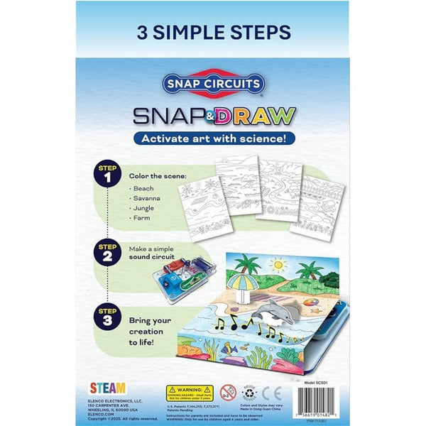 Snap Circuits - Snap & Draw | STEAM Art & Electricity Kit | KidzInc Australia 4