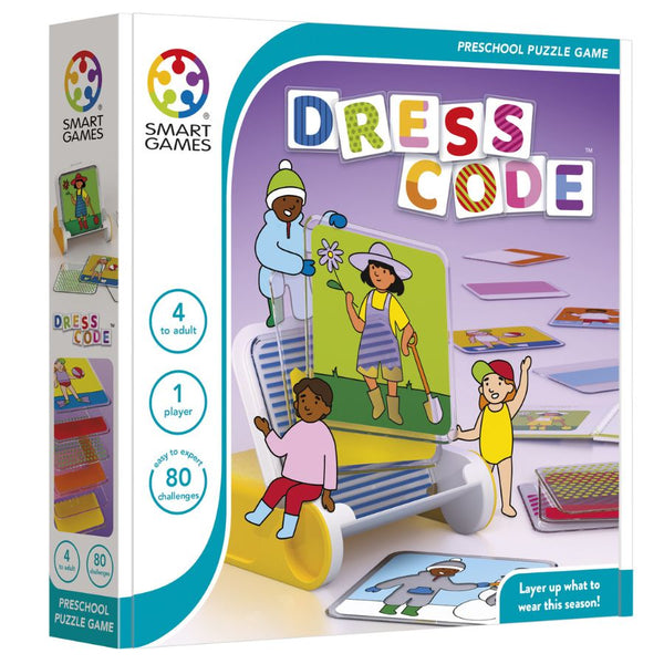 Smart Games Dress Code Preschool Puzzle Game | KidzInc Australia