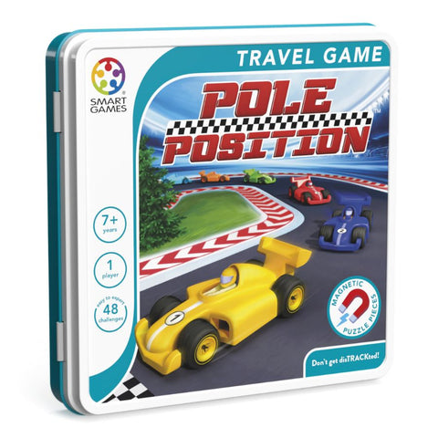 Smart Games Pole Position Magnetic Travel Tin Box Game | KidzInc Australia
