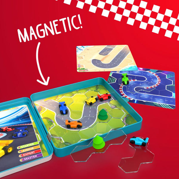 Smart Games Pole Position Magnetic Travel Tin Box Game | KidzInc Australia 5