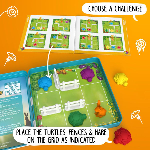 Smart Games Turtle Tactics Magnetic Travel Tin Box Game | KidzInc Australia 4
