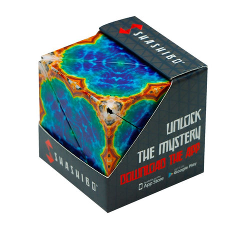 Shashibo Explorer Series puzzle cube transforms into 70+ shapes. A STEAM toy that boosts creativity, focus, and problem-solving. Ages 8+ | KidzInc Australia