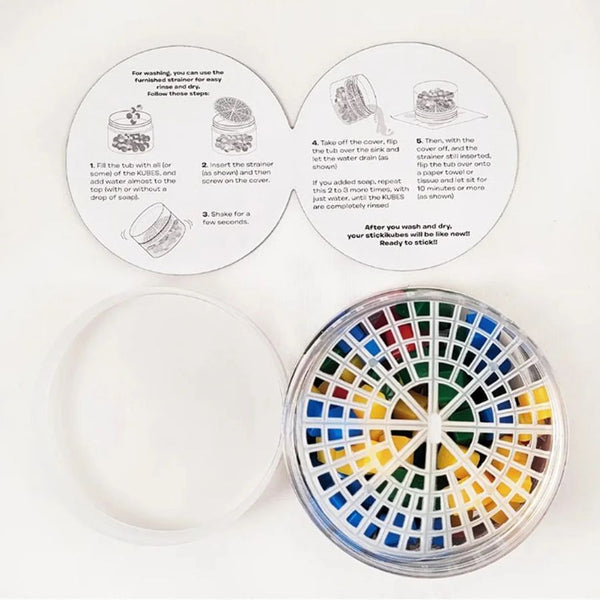 Komarc StickiKubes Original Tub – 125 Reusable Building Cubes | KidzInc Australia 2