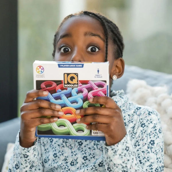 Smart Games IQ Noodles Puzzle | 120 Brain Challenges | KidzInc Australia 2