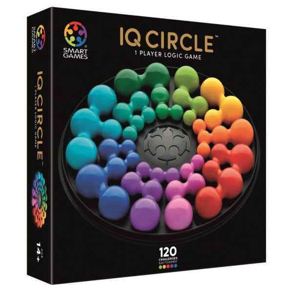 Smart Games IQ Deluxe Circle Puzzle | 120 Brain Challenges | KidzInc Australia