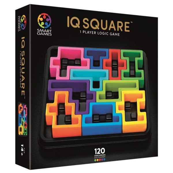 Smart Games IQ Deluxe Square Puzzle | 120 Brain Challenges | KidzInc Australia 2