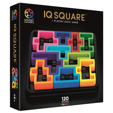 Smart Games IQ Deluxe Square Puzzle | 120 Brain Challenges | KidzInc Australia 2