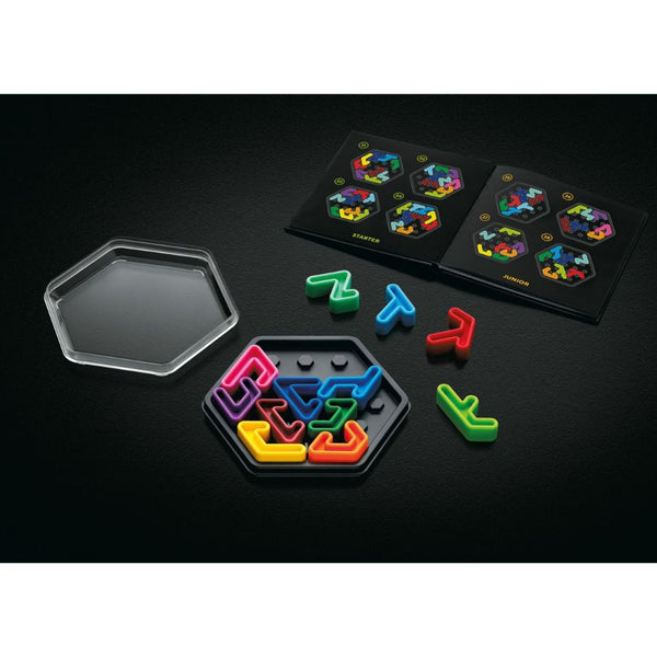 Smart Games IQ Deluxe Hexagon Puzzle | 120 Brain Challenges | KidzInc Australia 2