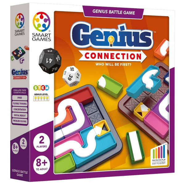 Smart Games Genius Connection | 2-Player Strategy Puzzle Game | KidzInc Australia