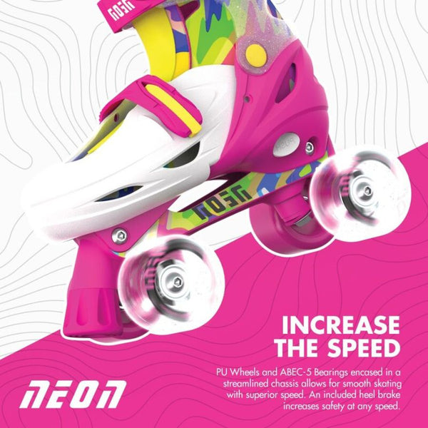 Yvolution Neon Combo Skates | Adjustable Light-Up Skates for Kids | KidzInc Australia 3