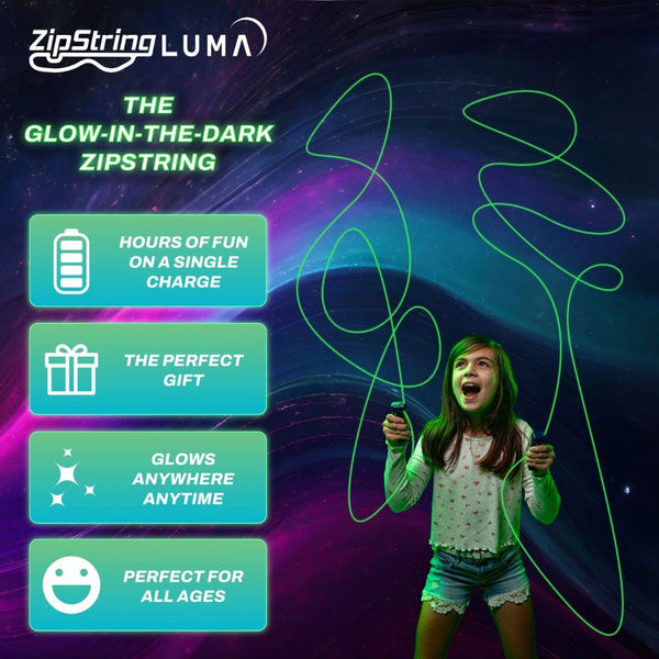 ZipString Luma Glow in the Dark – LED Floating String Toy 8 Years + | KidzInc Australia 5