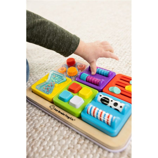 Fat Brain Toy Co PlayTab Tile Set 5 | Threads, Teeter Totter, Keyboard| KidzInc Australia 2