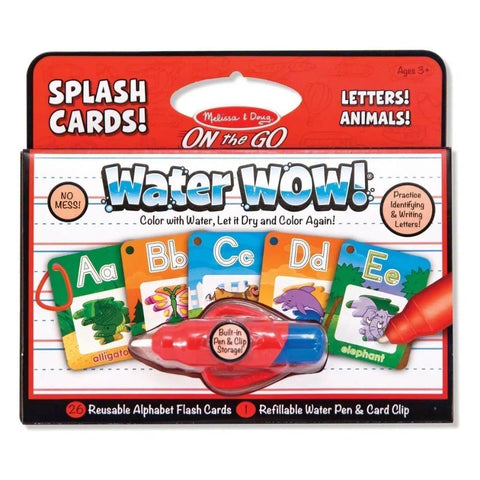 Melissa and Doug Water WOW! Splash Cards - Letters & Animals