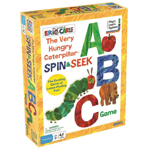 University Games - The Very Hungry Caterpillar Spin & Seek ABC Game | KidzInc Australia | Online Educational Toy Store