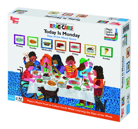 Eric Carle Today is Monday | KidzInc Australia | Online Educational Toy Store