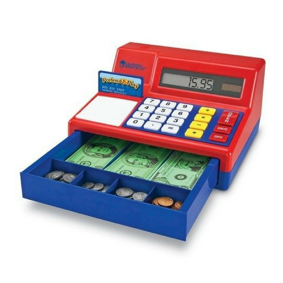 Learning Resources Pretend Play Calculator Cash Register KidzInc