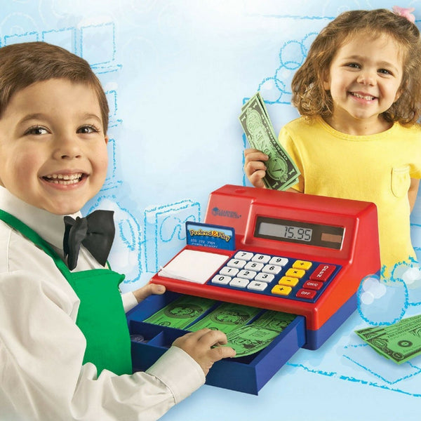 Learning Resources -  Pretend & Play Calculator Cash Register | KidzInc Australia | Online Educational Toy Store