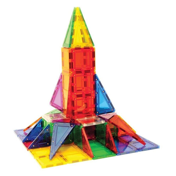 Tileblox Rainbow 104 Piece Set | Magnetic Tile Construction | KidzInc Australia 4
