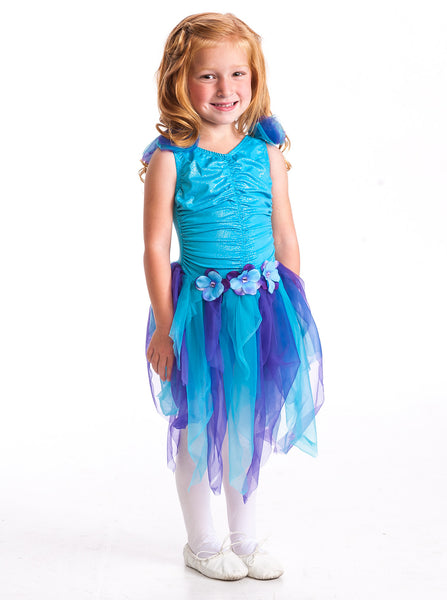 Little Adventures - Teal Fairy Girls Costume | KidzInc Australia | Online Educational Toy Store