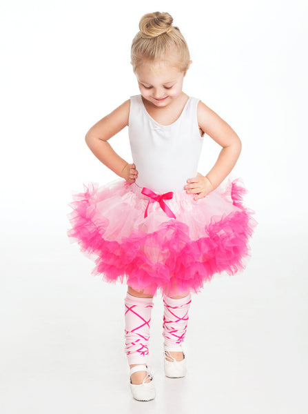 Little Adventures - Pink and Hot Pink Fluffy Girls Tutu | KidzInc Australia | Online Educational Toy Store