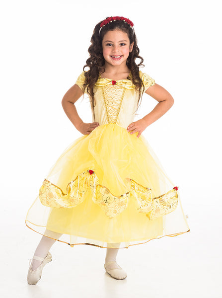 Little Adventures - 5 Star Yellow Beauty Girls Costume | KidzInc Australia | Online Educational Toy Store