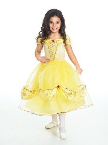 Little Adventures - 5 Star Yellow Beauty Girls Costume | KidzInc Australia | Online Educational Toy Store