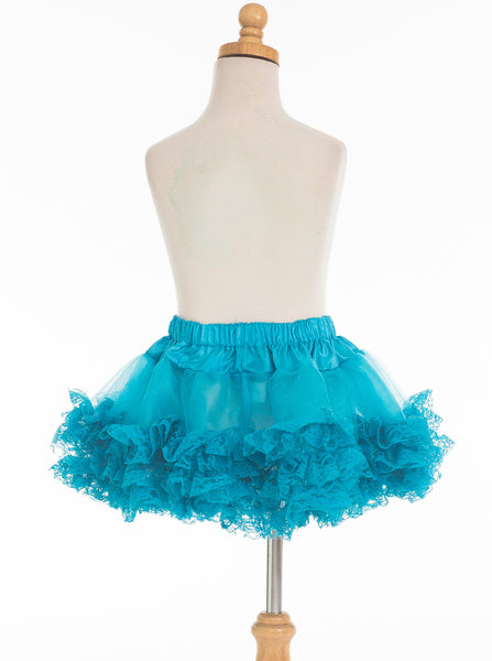 Little Adventures - Fluffy Lace Teal Girls Tutu | KidzInc Australia | Online Educational Toy Store