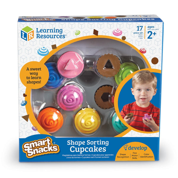 Learning Resources - Smart Snacks Shape Sorting Cup Cakes | KidzInc Australia | Online Educational Toy Store