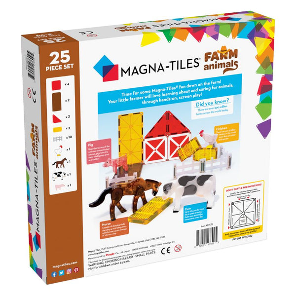 Magna-Tiles Farm Animals 25-Piece Set Magnetic Tiles | KidzInc Australia 2
