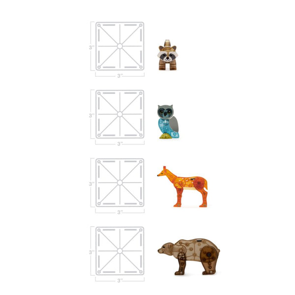 Magna-Tiles Forest Animals 25-Piece Set Magnetic Tiles | KidzInc Australia 12