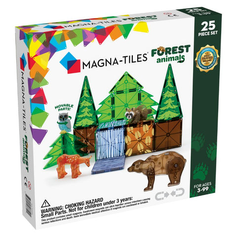Magna-Tiles Forest Animals 25-Piece Set Magnetic Tiles | KidzInc
