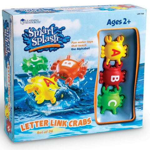 Learning Resources - Smart Splash Letter Link Crabs | KidzInc Australia | Online Educational Toy Store