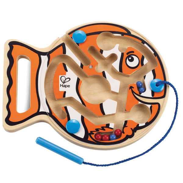 Hape - Go-Fish-Go Magnetic Marble Maze | KidzInc Australia | Online Educational Toy Store