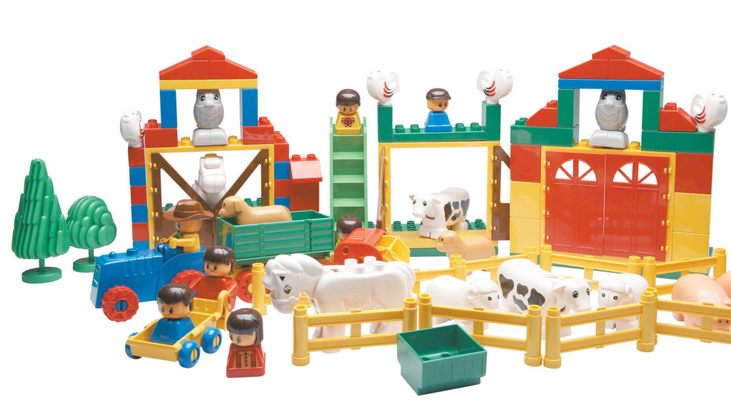 Coko Blocks COKO Farm Set | Building Blocks | KidzInc Australia