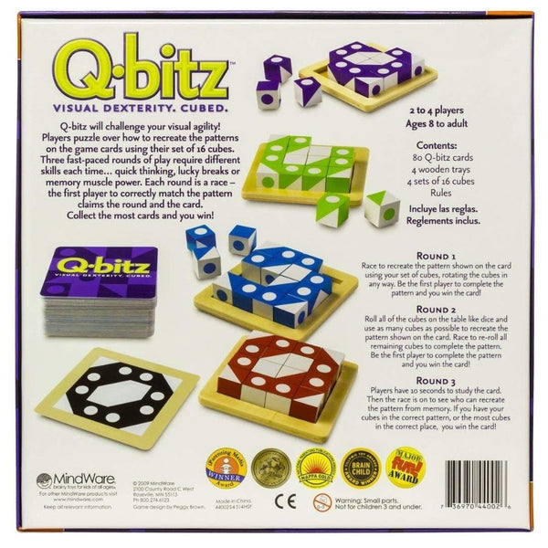 Mindware Q-Bitz Classic Visual Challenge Game | KidzInc Australia | Online Educational Toys 5