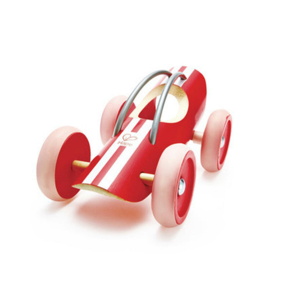 Hape Bamboo Cars - Monza Red E Racer | KidzInc Australia | Online Educational Toy Store