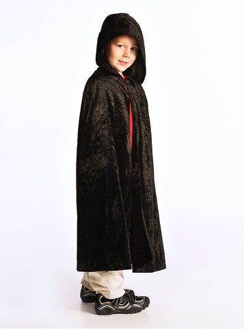 Little Adventures - Black Child Cloak | KidzInc Australia | Online Educational Toy Store