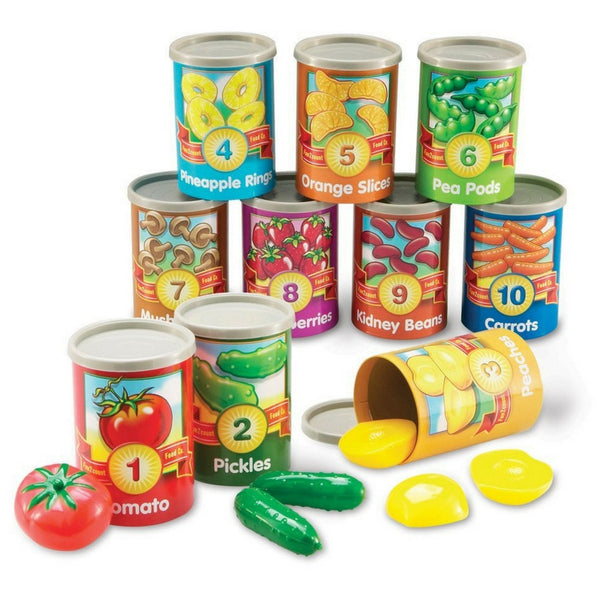 Learning Resources - 1 to 10 Counting Cans | KidzInc Australia | Online Educational Toy Store
