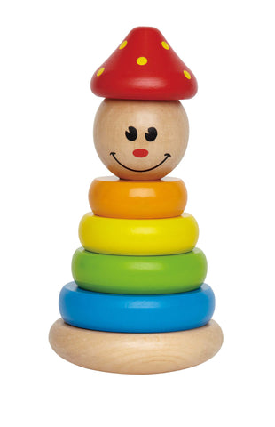 Hape - Stack and Swivel Clown | KidzInc Australia | Online Educational Toy Store