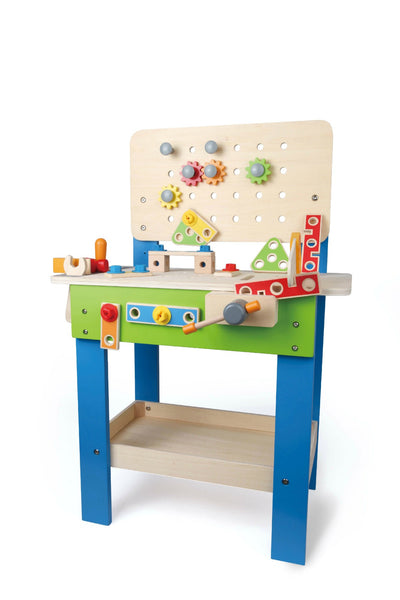 Hape - My Giant Work Bench (27 Pieces) | KidzInc Australia | Online Educational Toy Store