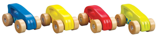 Hape Little Autos (Set of 4) | KidzInc Australia | Online Educational Toy Store