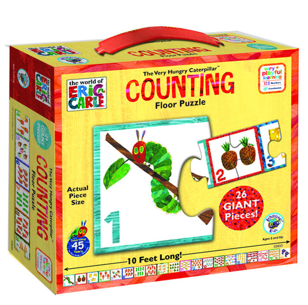 The Very Hungry Caterpillar Counting Floor Puzzle | KidzInc Australia | Online Educational Toy Store