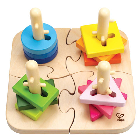 Hape - Creative Peg Puzzle | KidzInc Australia | Online Educational Toy Store