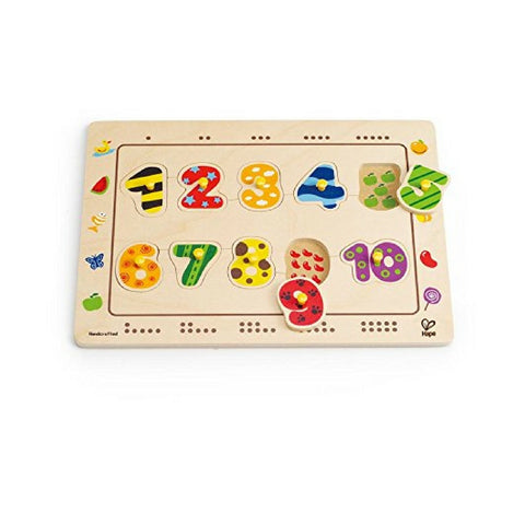Hape - Number Matching Puzzle | KidzInc Australia | Online Educational Toy Store