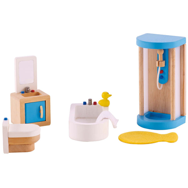 Hape - Doll House Furniture Modern Bathroom | KidzInc Australia | Online Educational Toy Store