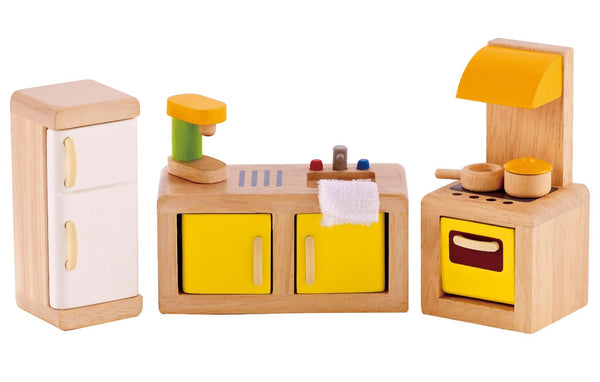 Hape - Doll House Furniture Modern Kitchen | KidzInc Australia | Online Educational Toy Store