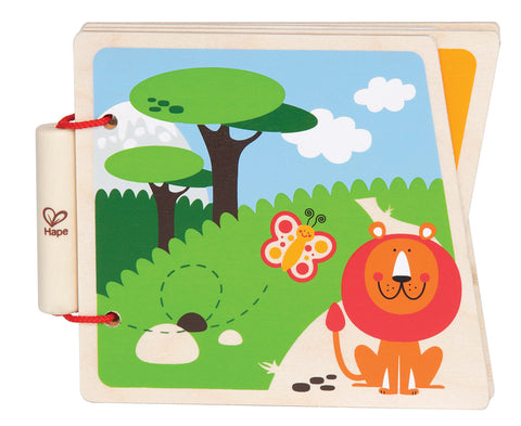 Hape Book Wood - At The Zoo | KidzInc Australia | Online Educational Toy Store